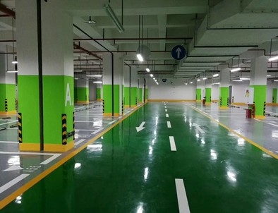 咸宁咸宁停车场标线施工